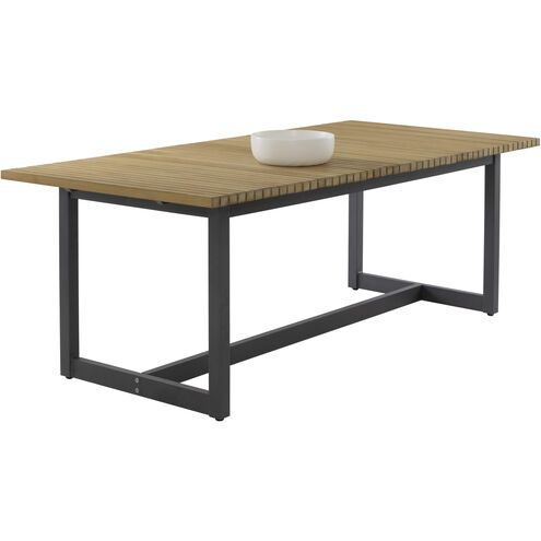 Geneve 80 X 40 inch Natural Outdoor Extension Dining Table